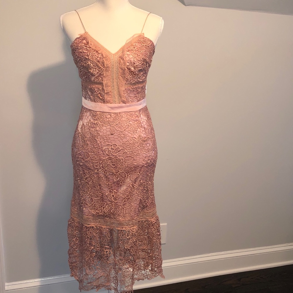🌷 Ice Cube Crochet Lace Dress